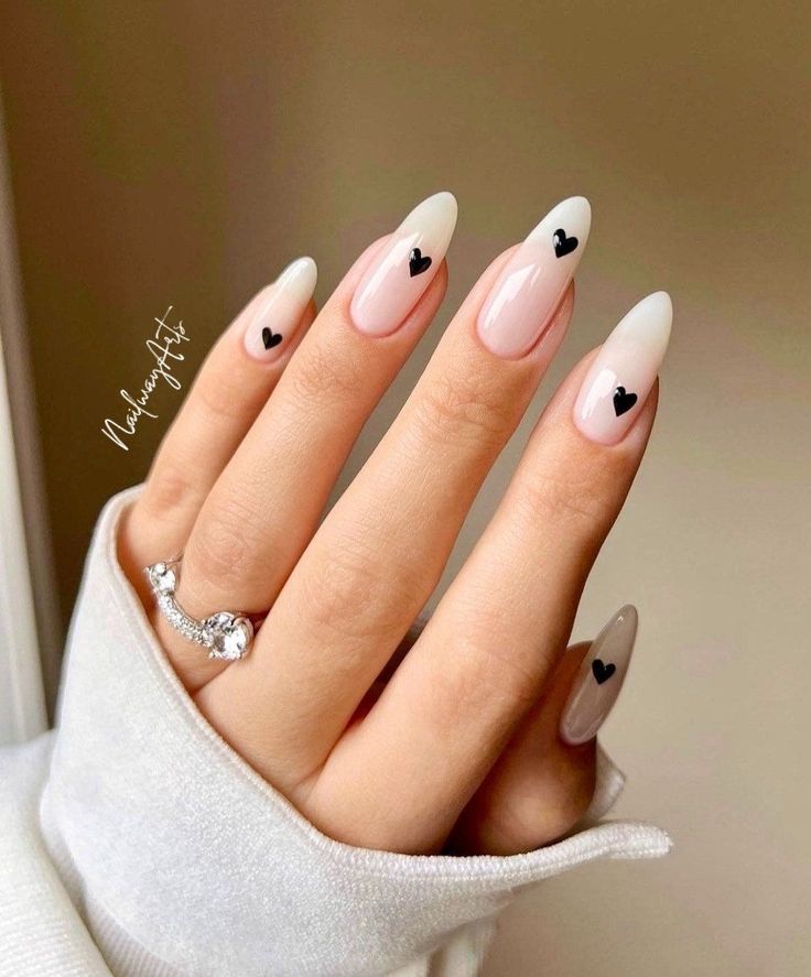 Negative Space Hearts