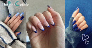 navy nails design