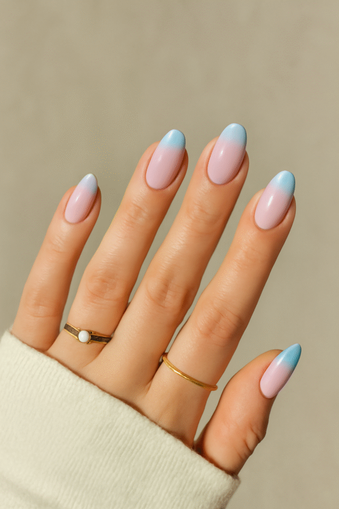 Pastel Ombre nails