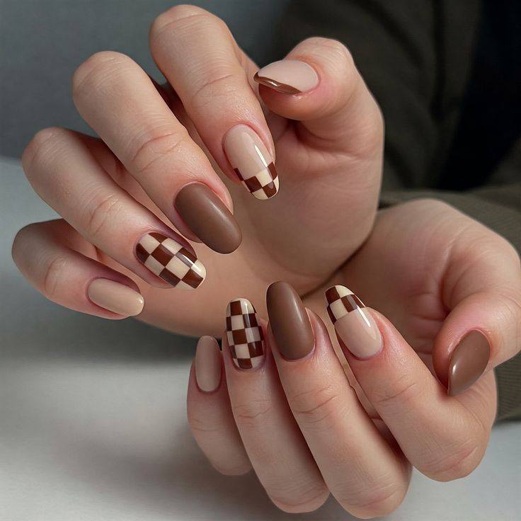 Soft Beige and Brown Mix