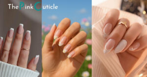 summer French tip nails