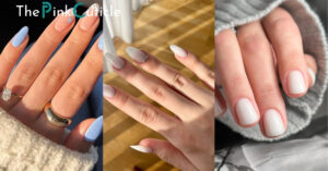 white gel nails