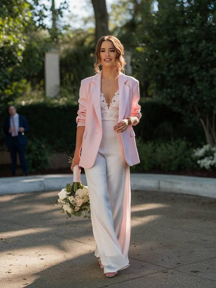 Pink Coquette Blazer Look