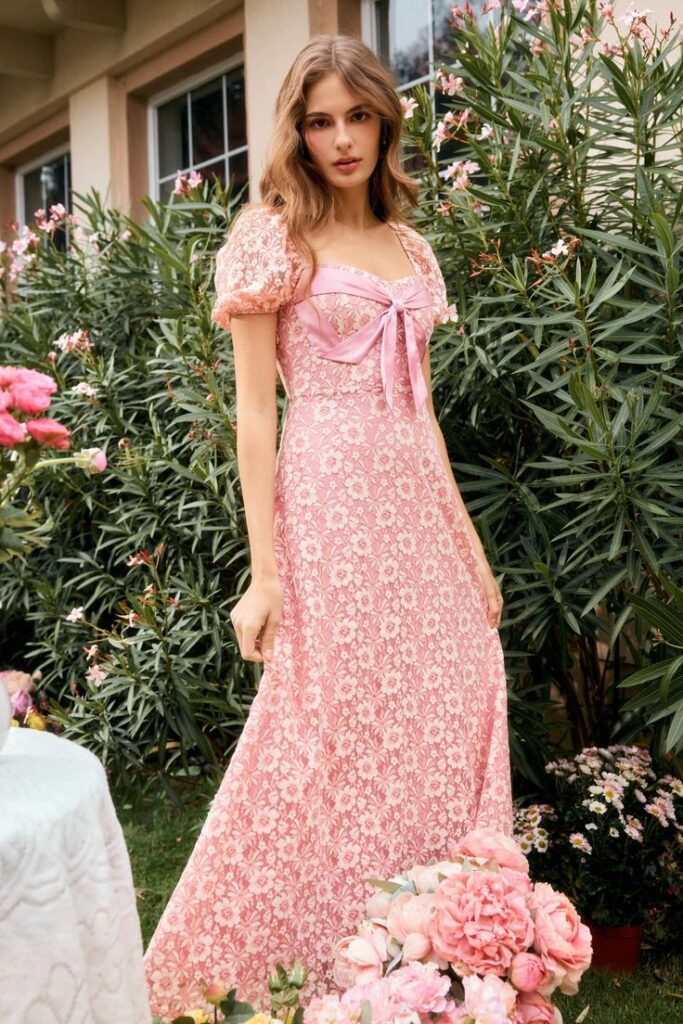 Classic Pink Coquette Dress
