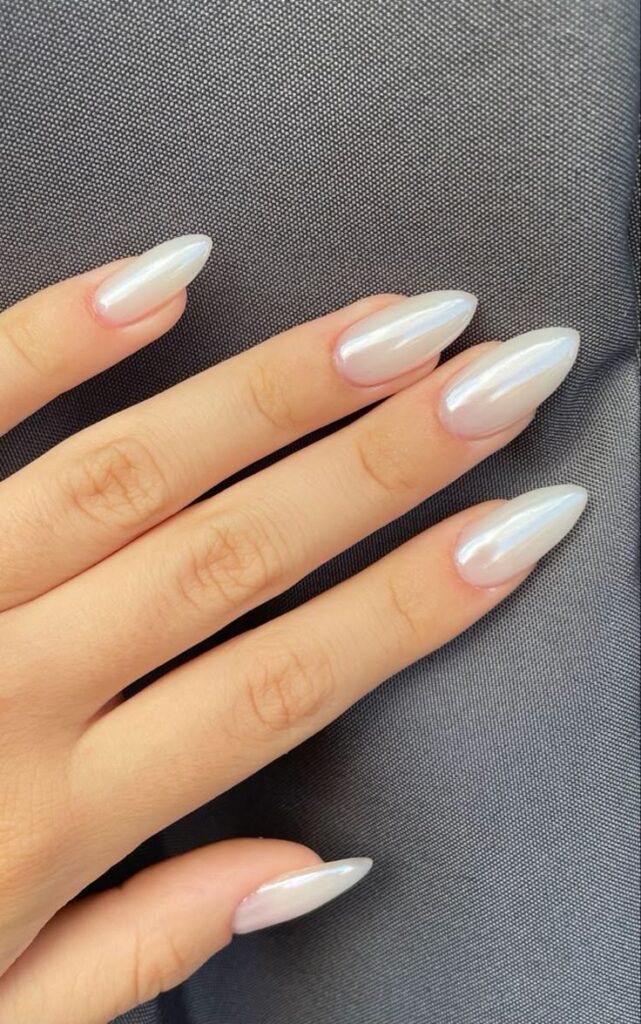 Birthday Nails White