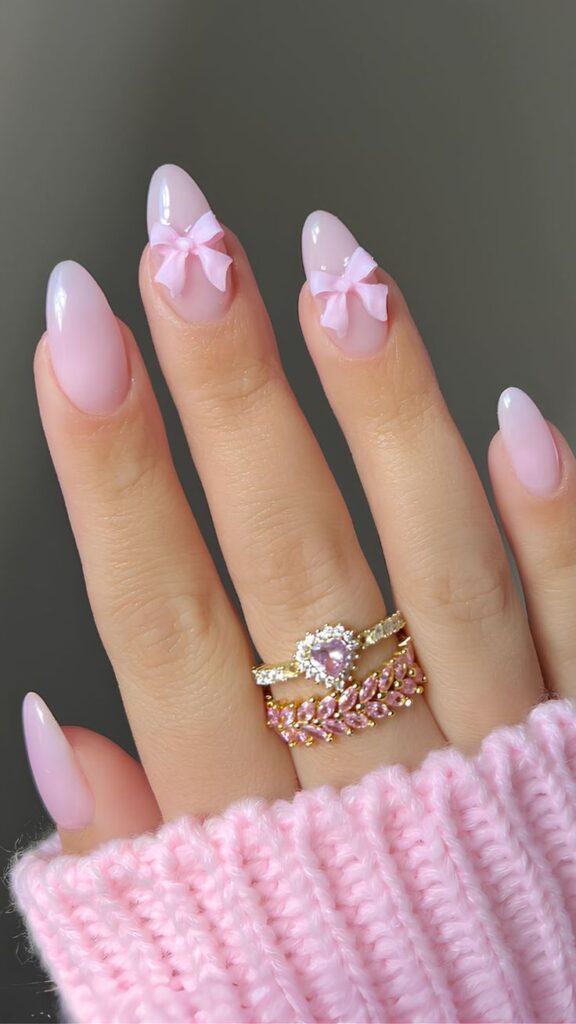 Classy Short Birthday Nails