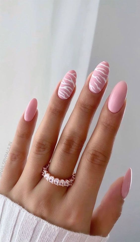 Pink Gel Nails