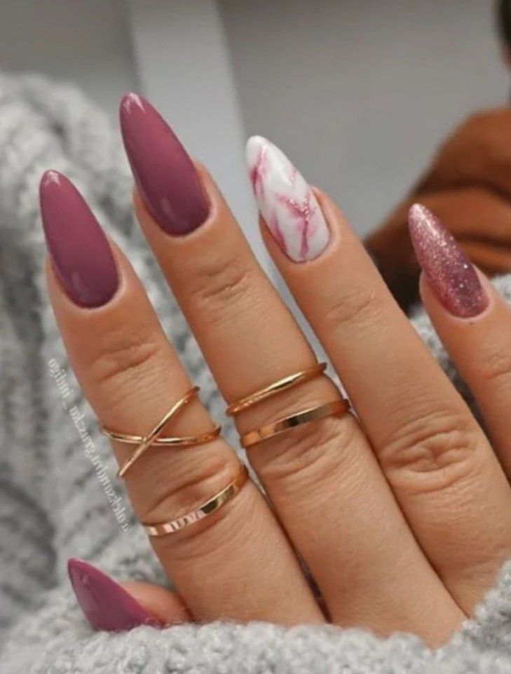 Fall-Inspired Mauve Nails