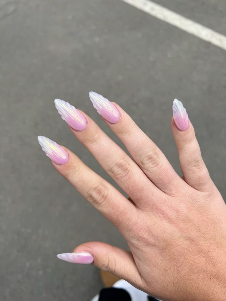 Ombre Mermaid Nails