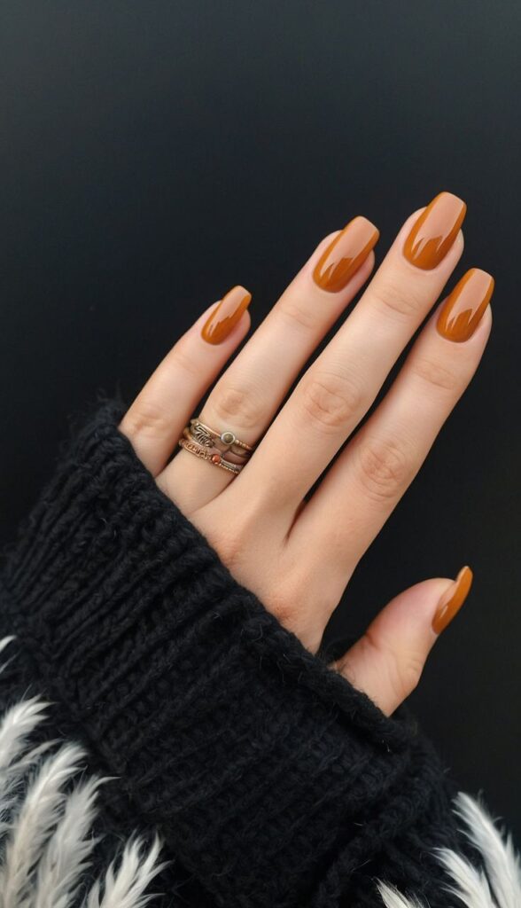 Simple Autumn Nails