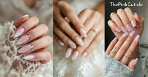 wedding nails for bride