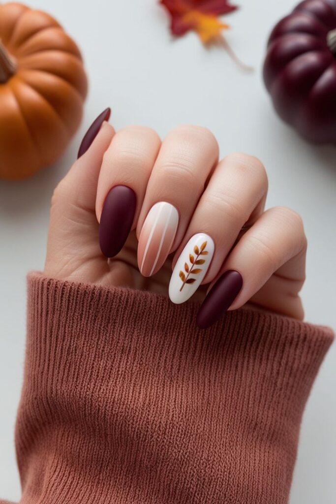 Subtle Fall Nails