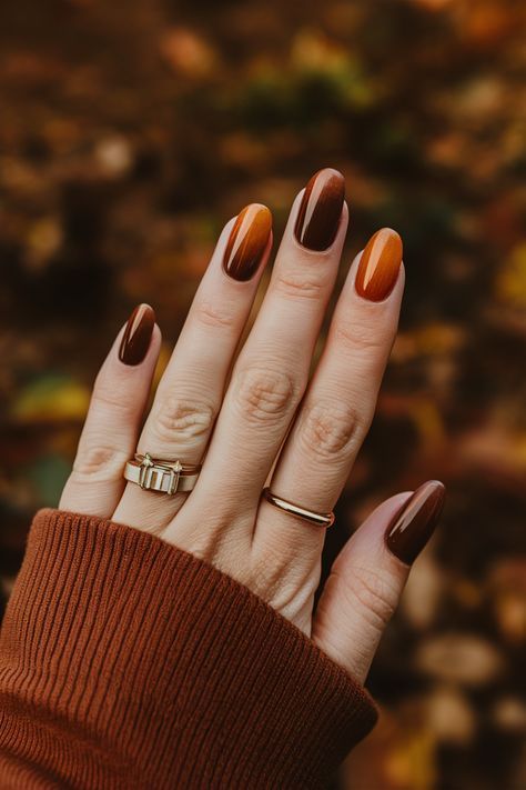 Fall Themed Nails